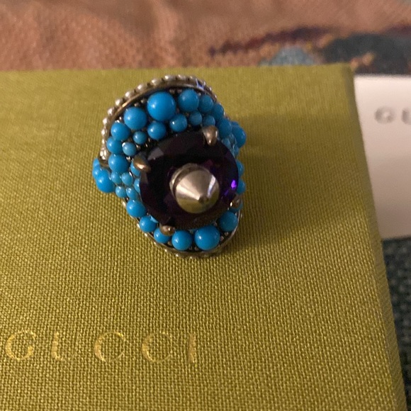 Gorgeous Gucci ring 💙💜 - Picture 2 of 5